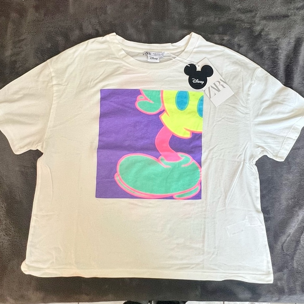 Brand New Mickey Mouse Women’s Shirt by Zara